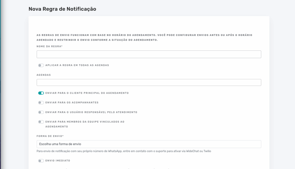 Reglas de notificación